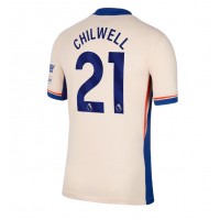 Camiseta Chelsea Ben Chilwell #21 Segunda Equipación Replica 2024-25 mangas cortas